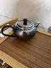 GINSENDO 銀川堂 日本原裝進(jìn)口茶壺銀壺純手工小茶壺收藏節(jié)日送禮 熏銀壺柄360CC 曬單實(shí)拍圖