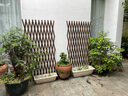 古之南 防腐木柵欄圍欄爬藤架伸縮實(shí)木籬笆網(wǎng)格爬藤架籬笆墻隔斷室內戶(hù)外裝飾 標準H175 曬單實(shí)拍圖
