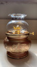 臺灣銅油燈家用純黃銅酥油燈長(cháng)明燈蓮花燈寺廟佛供燈供佛油燈燈盞 黃銅粉金招財進(jìn)寶油燈1盞 小號 曬單實(shí)拍圖