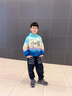 三葉豆（SANYEDOU）男童褲子秋裝2023童裝新款兒童牛仔褲小男孩運動衣服春秋酷帥長褲 黑色 160cm 曬單實拍圖