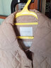 易菲（YIFINI）面包服春秋新款短款棉服輕薄棉衣Polo領外套女士三色2110L905 卡其色 0S 曬單實拍圖