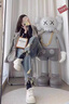 MKFZ小白鞋女2025春夏新款ins貝殼頭小眾休閑鞋厚底餅干鞋百搭板鞋秋 骨白冰藍(lán)@白色升級(jí)款 36 骨白冰藍(lán)@ 曬單實(shí)拍圖