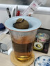 左茗右器玻璃茶濾茶漏器 泡茶器茶濾網(wǎng) 功夫茶道茶具配件公道杯過(guò)濾 玻璃-秋葉茶濾 曬單實(shí)拍圖