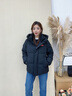 鴨鴨（YAYA）時(shí)空道宇系列羽絨服男女同款冬季新款防風(fēng)保暖短款外套情侶 月光白色 M 【推薦110-130斤】 曬單實(shí)拍圖