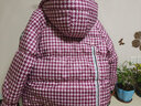 鴨鴨反季羽絨服女短款新款時(shí)尚小個(gè)子加厚防寒寬松顯瘦外套韓版 QC 粉色 S 曬單實(shí)拍圖