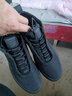卓斯尼斯（JOISNEAS）歐洲站男鞋新款冬季羽絨布鞋男潮流百搭休閑鞋加絨保暖高幫棉鞋男 黑色（加絨棉鞋） 43 曬單實(shí)拍圖