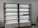 悠佳貨架展示架陳列柜化妝品貨柜母嬰店貨架超市架便利店文具置物架 帶柜子6層長(cháng)120*30*220cm 曬單實(shí)拍圖