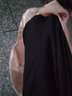羅蒙（ROMON）黑色牛仔半身裙女春夏季2025新款高腰顯瘦后開(kāi)叉a字中長(cháng)款包臀裙 黑色 L （110-120斤） 曬單實(shí)拍圖