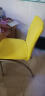 乐全弹力椅子套罩垫子靠背一体四季通用凳子套餐桌座椅垫套装家用餐厅 柠檬黄 椅套 实拍图