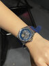 古尊（GOLGEN）手表男蛟龍系列男士機械表節日禮物鏤空國潮運動(dòng)腕表6198 【禮盒裝】機甲藍+硅膠帶（贈送鋼帶） 曬單實(shí)拍圖