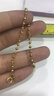 菜百首飾 黃金手鏈 女款足金吉品金星星手鏈  HJ 足金 約3.18g 約17cm 曬單實(shí)拍圖