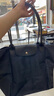 瓏驤（longchamp）女包LE PLIAGE手提單肩餃子包 禮物黑色大號 曬單實(shí)拍圖