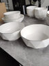 康琴（KANGQIN）金邊輕奢餐具整套碗家用高顏值碗套裝ins碗陶瓷網(wǎng)紅陶瓷禮品餐具 手工描金8英寸湯碗1個(gè)裝 曬單實(shí)拍圖