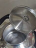 愛仕達（ASD）燒水壺 304加厚不銹鋼做水壺 鳴音水壺 燃氣煤氣明火適用 4升加厚 304不銹鋼水壺 曬單實拍圖