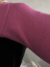 浪莎秋衣秋裤女 棉薄款舒适贴身保暖内衣套装女士修身打底衫冬季 紫色(适合身高160-170cm 80-130斤) 实拍图