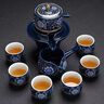 器美優(yōu)品 鎏銀自動(dòng)茶具套裝家用辦公時(shí)來運(yùn)轉(zhuǎn)石磨沖茶器懶人泡茶功夫茶杯 鎏銀憶江南自動(dòng)茶具+茶盤憶江南 曬單實(shí)拍圖