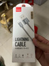 羽博（Yoobao） 1米 蘋(píng)果數據線(xiàn)尼龍線(xiàn)充電線(xiàn) 蘋(píng)果Phone6/7/8/X/ipad等手機適用 灰色 單線(xiàn)裝 曬單實(shí)拍圖