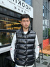 高梵黑金鵝絨服先鋒3.0亮面馬甲男女同款秋冬外套 黑色 XL 曬單實(shí)拍圖