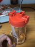 茶花運動水杯男女塑料杯大容量簡約便捷夏防漏隨手水杯 心造運動水杯-480ml【紅色*1個】 曬單實拍圖