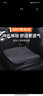 BIMLL B汽車(chē)坐墊單片四季通用麂皮絨打孔夏季冬季后排座椅記憶棉增高墊子 沖孔麂皮絨坐墊：黑色 曬單實(shí)拍圖