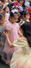 迪士尼女童連衣裙兒童裙子夏裝新款愛莎公主裙中大童紗裙蓬蓬裙 HXM018粉色 120 曬單實拍圖