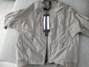 日着（rizhuo）日着原创设计女装2024年春季新款潮宽松棒球服飞行员夹克短外套 卡其 S 实拍图