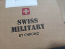 瑞士軍表（SWISS MILITARY）瑞士原裝進口品牌男士手表表帶20MM男士通用皮表帶 紅黑色尼龍表帶 曬單實拍圖