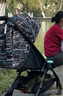 威凱viki 嬰兒推車嬰兒車輕便折疊易攜帶可坐可躺兒童推車 涂鴉藍(lán) 曬單實拍圖