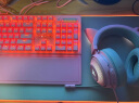 雷蛇（Razer） 粉晶套装 机械键盘游戏鼠标送礼物送女友电竞RGB通用电脑有线键盘 八岐大蛇+萌猫粉晶耳机+键盘 实拍图