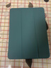 重器蘋(píng)果2022款10代ipad保護套10.2硅膠ipad9平板pro2021保護殼三折防摔air4 暗夜綠【三折支架】 ipad air2/ipad6 曬單實(shí)拍圖