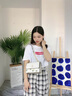 DAFEI DENTON輕奢品牌包包女包2025新款真皮單肩包鹿頭斜挎包520禮物送女友 米白 精美禮盒裝 曬單實(shí)拍圖