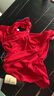 瓦努印 夏季工衣t恤定制短袖團建衣服定做logo公司工作服刺繡廣告衫印字 橙色 L 曬單實(shí)拍圖