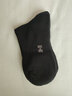 凰棉襪子女士冬季萊卡純色棉加厚款運動(dòng)吸汗女襪中高筒毛巾底休閑棉襪 黑色- 6雙 均碼 （35-39碼） 曬單實(shí)拍圖