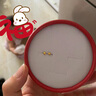 金奇貝黃金耳釘足金耳飾迷你小清新耳針女款癢耳洞  桃心耳釘0.18-0.22克（單只價(jià)格） 曬單實(shí)拍圖