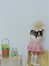 幼歌（YOUGE）嬰幼兒春季柔軟蓬松蕾絲短裙甜美可愛(ài)百搭純色半身裙潮 粉色 80 cm（建議身高73-90） 曬單實(shí)拍圖