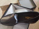 金利來(lái)（Goldlion）大碼男鞋新款商務(wù)休閑鞋皮鞋透氣套腳商務(wù)休閑懶人鞋一腳蹬鞋子男 黑色 45 曬單實(shí)拍圖