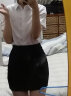 雀后雀后白衬衫女短袖夏季职业工装气质工作服方领衬衣女XS 实拍图