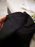 索皇（suohuang）新款黑色牛仔褲男休閑百搭修身潮流小腳褲子彈力青春時(shí)尚長(cháng)褲子 XP8011-1黑色長(cháng)褲 32 碼(推薦140-150斤修身) 曬單實(shí)拍圖
