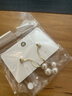 KLUCK老鳳凰金店款鑲石蝴蝶耳釘女小眾設計感長(cháng)款珍珠耳墜2024年新款 鋯石蝴蝶珍珠耳環(huán) 曬單實(shí)拍圖