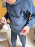 七匹狼（SEPTWOLVES）皮帶男士針扣紅腰帶本命年男結婚褲帶屬龍龍年新年禮物送老公爸爸 紅色針扣+紅襪套裝 曬單實(shí)拍圖