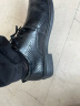 海澜之家HLA皮鞋男士商务休闲系带正装德比鞋子HAAPXM2AB90359 凉鞋款41 实拍图