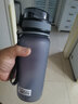 UZSPACE優(yōu)之運動(dòng)水杯太空杯男女學(xué)生夏季便攜塑料壺大容量健身tritan水瓶 灰色650ml 進(jìn)口tritan材質(zhì) 曬單實(shí)拍圖