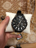 卡西歐（CASIO） 卡西歐(CASIO)男士手表三眼防水指針運動(dòng)表鋼帶男表送男友禮物 黑盤(pán)皮帶EFR-303L-1A 曬單實(shí)拍圖