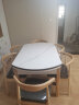 风之意 餐桌 北欧实木餐桌日式可折叠餐桌椅组合现代简约多功能家用饭桌FR-102 原木色（加厚岩板） 一桌六椅 （1.35米） 实拍图