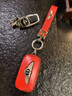 好車(chē)酷賓利鑰匙包雅致慕尚歐陸飛馳專(zhuān)用高檔汽車(chē)真皮鑰匙套男女保護殼環(huán)  牛皮款賓利折疊款棕包棕H繩  曬單實(shí)拍圖