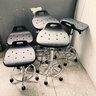 [金勞士】防靜電凳子實(shí)驗室升降圓凳無(wú)塵車(chē)間工作臺旋轉凳工廠(chǎng)流水線(xiàn)學(xué)校醫院防靜電椅子升降靠背椅子 電鍍腳 腳墊款 高度 43-57CM 曬單實(shí)拍圖