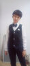兒童西裝男童套裝馬甲男寶寶小西服2-16歲春秋裝小男孩花童舞臺表演出服日常休閑裝兩件套主持人禮服潮童 黑色五件套(馬甲+長(cháng)褲子+長(cháng)襯衫+領(lǐng)結+腰帶) 150碼/(19)(建議重58-67斤左右) 曬單實(shí)拍圖