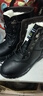 戈耐頭層牛皮馬丁靴男士冬季加絨保暖大棉鞋子皮鞋男士真皮防滑男靴子 黑色 真皮【內增高】 雪地靴冬天 39 碼 曬單實(shí)拍圖