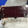 Aspinal of london【七夕節禮物】女包明星同款包包Trunk箱子包盒子包奢侈品女包 復古紅 曬單實(shí)拍圖