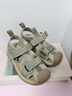 暇步士（Hush Puppies）童鞋女童涼鞋2025夏季兒童鞋男童包頭洞洞鞋戶外鏤空休閑沙灘涼鞋 HP3256卡其色 30 鞋內長19.3cm 曬單實拍圖